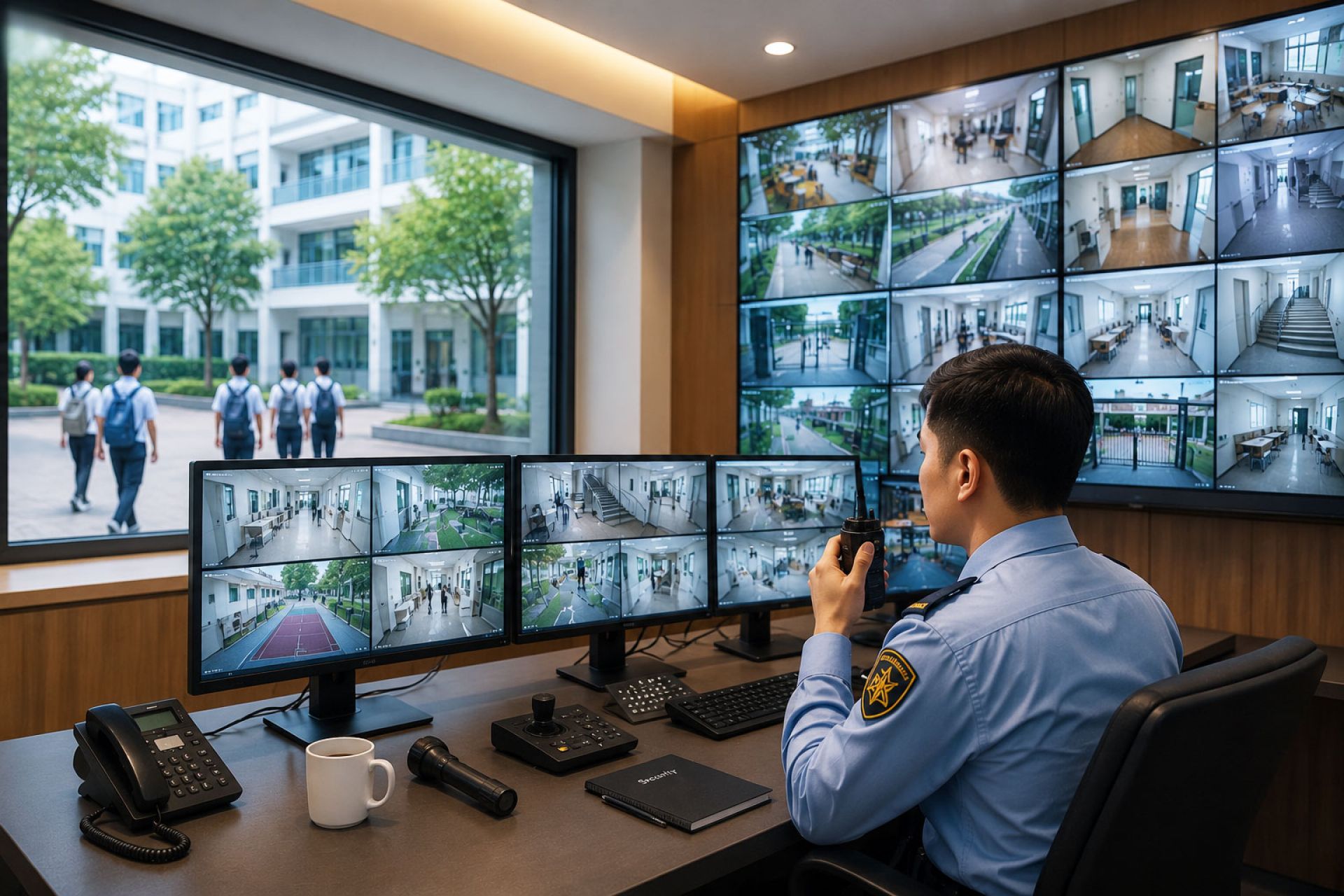Security Operations xây dựng và vận hành toàn bộ hệ thống an ninh của nhà trường.