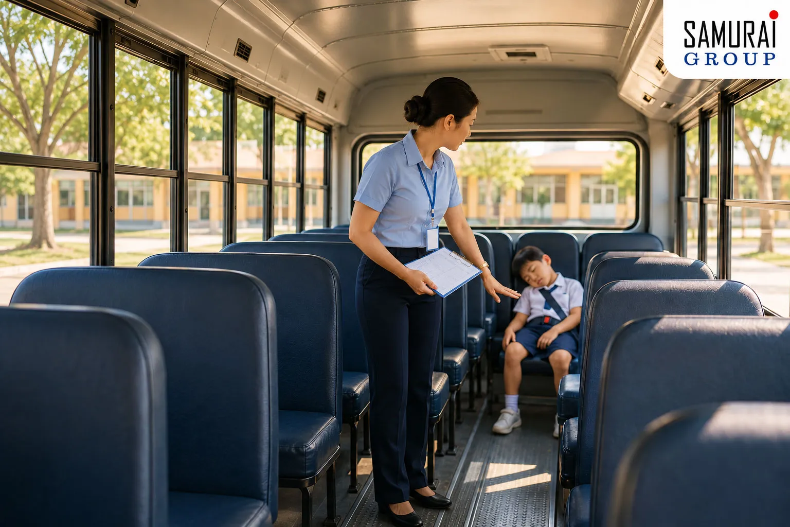 Học sinh ngủ quên trên xe buýt - Khi một bước kiểm tra nhỏ ngăn ngừa rủi ro lớn